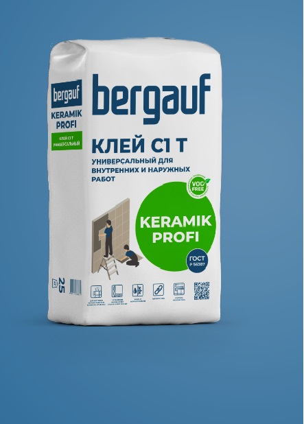Клей универсальный Bergauf Keramik Profi 25 кг.