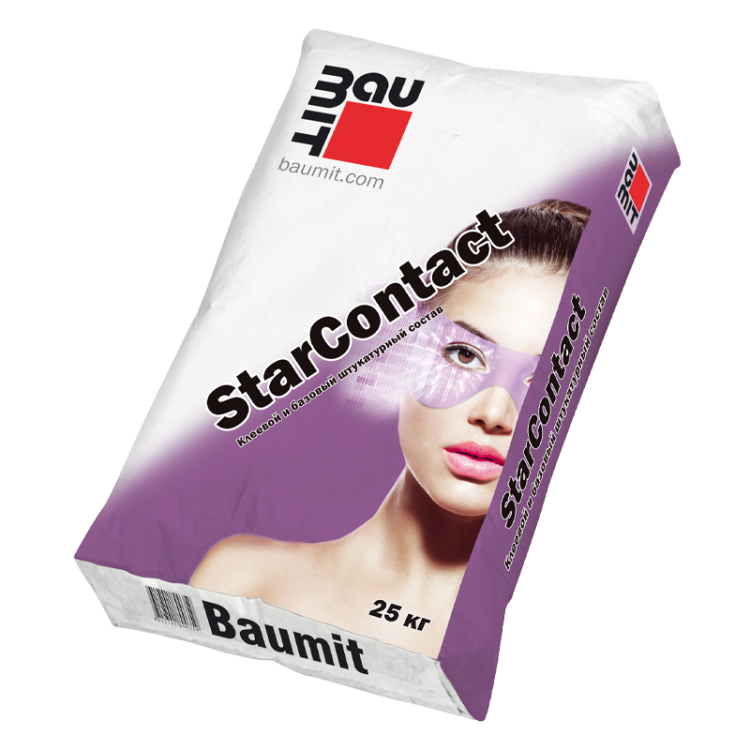Baumit Клеевой и базовый штукатурный состав StarContact 25кг/42 под